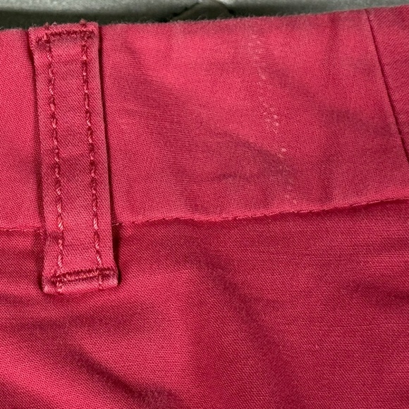 🎀 Ann Taylor Petite Hot Pink Twill Mini Skirt 4P - Picture 6 of 6